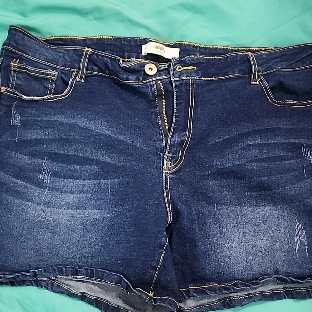 California Vintage Jean shorts size 18 (350) - Picture 1 of 3